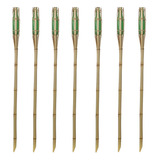 Kit Com 7 Tochas De Bambu Iluminação Decoração Luau