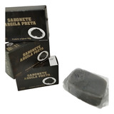 Kit Com 72 Sabonete De Argila Preta Em Barra Tropical 90g