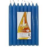 Kit Com 8 Velas Coloridas Cores Variadas 16 Cm De Altura Vela Palito Maciça Vela Número 5 Marca Velas Estrela Cores Intensas Parafina 100 Pura Queima Limpa Não Escorre Azul Claro
