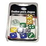 Kit Com 9 Dados Coloridos Transparentes - 14 Mm Material Resistente Perfeitos Para Jogos E Coleções Diversão Garantida