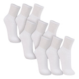 Kit Com 9 Pares Meias Cano Médio Algodão Atoalhada Trifil