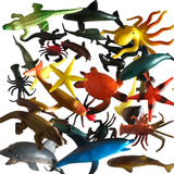 Kit Com Animais Do Oceano Fundo Do Mar Monte Sua Coleção 
