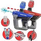 Kit Com Duas Armas De Brinquedo Lançador De Bolinhas De Gel Blaster Metralhadora Com 20000 Munições Azul E Vermelha Vermelho E Vermelho 