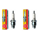 Kit Com Duas Velas Motor De Popa 2 Tempos Ngk Todos