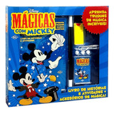 Kit Com Mágicas Mickey Livro Acessórios De Truques