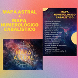 Kit Com Mapa Astral Mapa Numerológico Cabalístico
