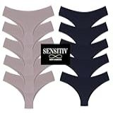 Kit Com10 Calcinhas Fio Dental Sem Costura Laser BR Alfa M Regular 5preto 5nude