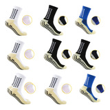 Kit Com3 Pares De Meias Antederrapantes Emborrachadas