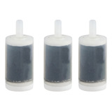 Kit Com3 Refil De Filtro Vela Carvão Ativado P Torneira 6m