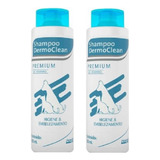 Kit Combo 2x Shampoo Dermoclean Premium Clorexidina 500ml