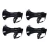 Kit Combo 4 Megafones Profissional Quanta Qtmer250 Black