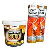 KIT COMBO CONJUNTO Massa Tapa Tudo 5000 340g E 2 Selante Zero Trinca 420g Benefícios Para Reparos Precisos E Duráveis Em Superfícies Internas E Externas