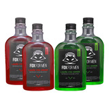 Kit Combo Loção Pós Barba Líquida Refrescante Menthol Mentol