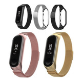 Kit Combo Película 3d Pulseira Magnética Mi Band 5 Xiaomi