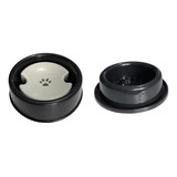 Kit Comedouro Anti Formigas Bebedouro Não Molha Pelos Preto