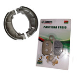 Kit Comp. Pastilha + Lona Freio Suzuki Intruder 125 - Gn125 