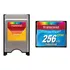 Kit Compactflash Cf Transcend 256mb 80x Com Adaptador Pcmcia