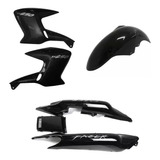 Kit Completo 6 Peças Adesivado Yamaha Fazer 250 Preto 2008