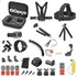 Kit Completo 60 Peças Para Gopro  Acessórios Essenciais Compatíveis Com Hero 9  10  11  12 E Max 360   Capture Suas Aventuras Com Versatilidade E Alta Qualidad