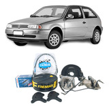 Kit Completo Adaptação Freio À Disco Traseiro Vw Gol G2