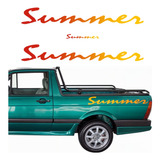 Kit Completo Adesivo Summer Saveiro Volkswagen Faixa Lateral