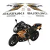 Kit Completo Adesivo Suzuki Gsxr 1000 2008 Preta E Dourada