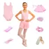 Kit Completo Ballet Infantil Balé 7 Peças C  Sapatilha