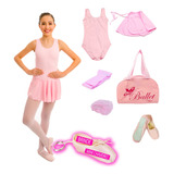 Kit Completo Ballet Infantil Balé Uniforme