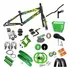 Kit Completo Bicicleta Aro 16 Desmontado - Cor Verde Ben10