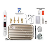 Kit Completo Caneta Jato De Plasma Beauty Monster Sem Fio