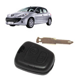 Kit Completo Capa Chave Telecomando Peugeot 206 207 Hoggar