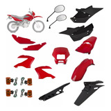 Kit Completo Carenagem Pisca Nxr Bros 125 150 2003 A 2008