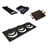 Kit Completo Chapa 3 Furos Regulador Gaveta Desconto