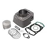 Kit Completo Cilindro Pistão Junta Kmp Anel Bros 150 Ohc 03