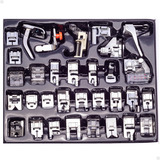 Kit Completo Com 32 Calcadores Para Máquina De Costura Doméstica Versatilidade Para Bainhas Zíperes Quilting E Pontos Decorativos Compatível Com Singer Janome Brother E Elgin Marca Lorben