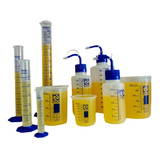 Kit Completo De Becker Proveta Pisseta Marca Nalgon