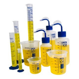 Kit Completo De Becker Proveta Pisseta Marca Nalgon