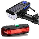 Kit Completo De Iluminação Para Bicicleta Com Luz Traseira De Segurança E Farol De Guidão Verde De Alta Potência Mais Visibilidade E Proteção Para Pedaladas Noturnas