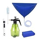 Kit Completo De Limpeza Para Ar Condicionado Cobertura De PVC à Prova D água Escova Para Roda De Vento Escova Para Fendas E Toalha 4 