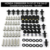 Kit Completo De Parafusos De Carenagem Honda Cbr600rr F4 F4i