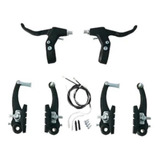Kit Completo Freio V Brake Nylon Paco Bicicleta Aro 24 26 29