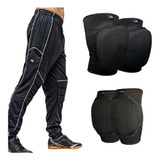 Kit Completo Goleiro Kanxa Joelheira Cotoveleira Calça Nf