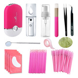 Kit Completo Iniciante Curso Extensão Alongamento De Cilios