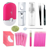 Kit Completo Iniciante Curso Extensão Alongamento De Cilios