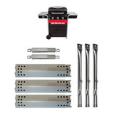 Kit Completo Inox Reposição Char broil Híbrida Gas2coal 330