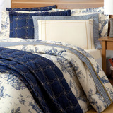Kit Completo King 10 Pçs Edredom   Colcha   Lençol Porcelana Cor Palha Bege Marrom Claro Avelã Fendi Cáqui Marfim Taupe Marinho Azul Claro Estampa Azul Marinho Escuro Royal