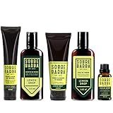 Kit Completo Para Barba SOBREBARBA Shampoo Balm Condicionador Óleo Modelador De Barba Lemon Drop