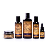 Kit Completo Para Barba Viking Com Necessaire