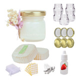 Kit Completo Para Fazer Velas Com Itens Artesanais