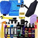 Kit Completo Para Lavagem De Moto Brilho Proteção Automotivo